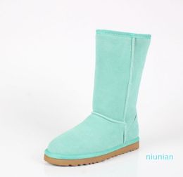 shipping High Quality Women's Classic tall Boots Womens Snow boots Winter leather boot