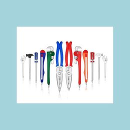 Ballpoint Pens Wrench Hammer Screw Driver Pliers Tool Back To School Party Favor Students Prize Writing Pen Gift Stationary Drop Del Dhcdu