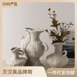 Piatti decorativi Beihanmei Stile nordico creativo embrione ceramica decorazioni per vasi piccoli decorazione per la casa pick 231118