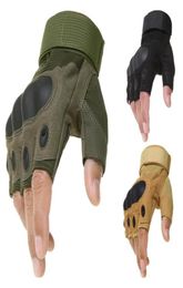 Army Armour Protection Shell tactical Gloves Half Finger Sports Gloves Fitness Hiking Riding Cycling Military Women Men039s Glov9141036141