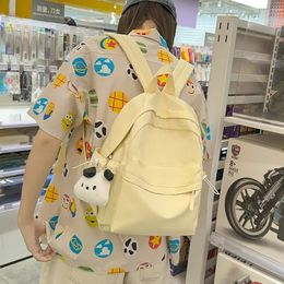 School Bags Small Women's Backpack Waterproof Nylon Fashionable Japanese Casual Girl Bag Mini Mochila Girls Student Schoolbag 231118