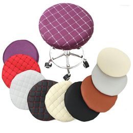 Chair Covers Home Cover Round Bar Stool Protector Sponge Pad Seat For Dentist Hair Salon Slipcover