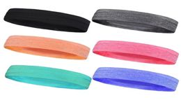 Fashion sports headband Fitness running hair bands Yoga Elastic hairband silicone nonslip Hair Accessories Headwear antiskid swea9082206