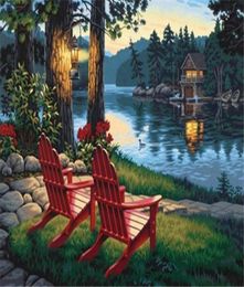 5D diy diamond painting cross stitch kit rhinestone full roundsquare diamond embroidery scenery lake house home mosaic decor gift95689035