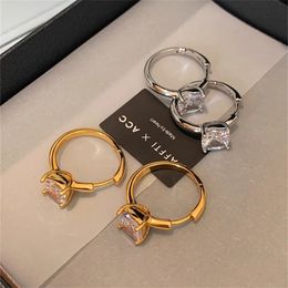French Sugar Zircon Earrings for Women's Light Luxury Design High Quality Fashion Brand Unique Charm Jewelry