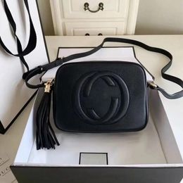 Luxurys tasarımcı disko çantaları cüzdan erkek kadın çanta marka çantaları crossbody soho disko omuz çantası saçaklı haberci çantalar cüzdan 22cm