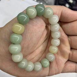 Strand She Tai Cui Jade Stone Beads Bracelet Natural Gemstone Jewellery Bangle For Woman Gift Wholesale !