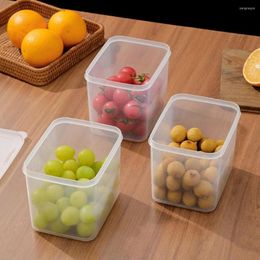 Storage Bottles Durable Food Case Long Lifespan Box With Lid Transparent Bread Holder Store