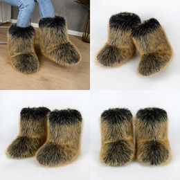 quality Boots New Fur Children's Autumn Winter Warm Fashion Trend Personalized Imitation Cute Snow