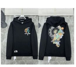 Men's Hoodies & Sweatshirts Chromes Luxury Designer Fashion Zipper Ch Horseshoe Cross Print Hooded Sweater Gduk 8OPR