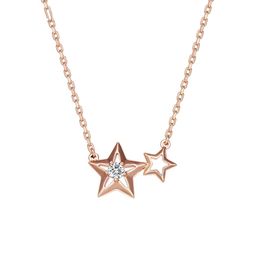 2023 New K Gold Jewellery Is Looking For Global Distributors Real Gold Star Diamond Necklace Accept Customer OEM Customization