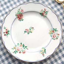 Plates Classic Retro Dinner Plate Phnom Penh Ceramic Steak Pasta Dishes Cake Dessert Fruit Vegetable Salad Soup Tableware