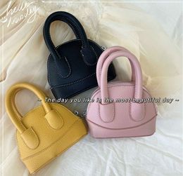 Girls shell handbag 2023 fashion children coin purse kids crossbody shoulder bags factory supply