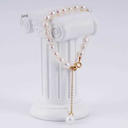 2023 New Designer Ring Charm Bracelets Freshwater Coreless Versatile String Small and Elegant Pure White Pearl Bracelet Gifts to Friends Jewellery 7mzm
