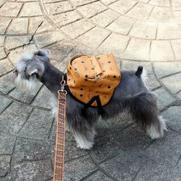 YUEXUAN Designer Fashion Bags Trendy Backpacks for Cats and Dogs, Backpacks, Small and Medium-sized Dog Outing Backpacks Shoulder strap 37-55CM Bust 37-69CM