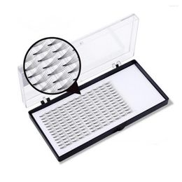 False Eyelashes 9D Russian Volume Extension Short Stem Pre Made Fans C D Curl 0.07 0.1 Thickness Eyelash Individual Extensions