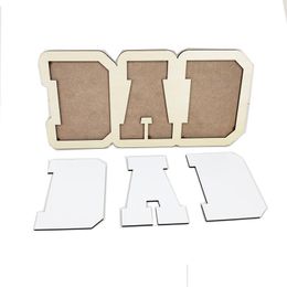 Frames And Mouldings Sublimation Blank Dad Po Frame Fathers Day Gift Heat Transfer Mdf Album Creative Diy Crafts Birthday Gi Dhgarden Dhkqw