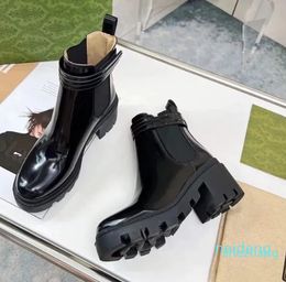Spring and Autumn Women Fashion Martin Boots Black Leather Zipper Boot Beautiful Designer Comfortable Work