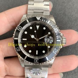 2 Style Antique Watches Mens 40mm Date Sapphire Crystal Black Dial Alloy Bezel 16610 Sport 904L Steel Bracelet ARF Cal.3135 Movement Men's Vintage Automatic Watch