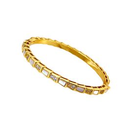Bangle Designer bracelet bangle Bracelet luxury Jewellery woman 18K rose gold silver red green agate snake diamond bracelets jewelrys designers girl lady paty birthd
