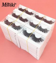 Whole Eyelashes mink 25mm False Eyelashes 10203050100 Pairs 3D Mink Lashes Bulk Extension Vendor Makeup7004824