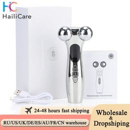 Face Care Devices EMS Massager Roller Microcurrent Lifting Machine V Face Skin Rejuvenation Anti Wrinkle Beauty Device 231118