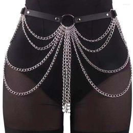 Belts Women Body Harness Elegant Trendy Tassel Pendant Waistband Slimming Cummerbands Metal Chain Belt Waist Band