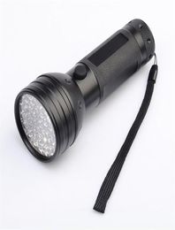 395nM 51LED UV Ultraviolet flashlights LED Blacklight Torch light Lighting Lamp Aluminium Shell311S233j1181195