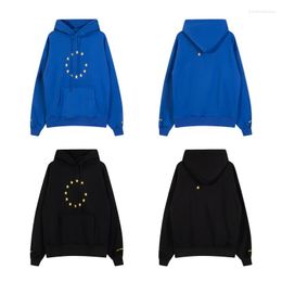 Men's Hoodies Good Quality European Union Flag Fashion Hoodie Men 1:1 Women Hooded Sweatshirts Streetwear Clothing
