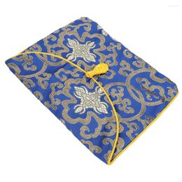 Storage Bags Pocket Wallet Chinese Style Bookbag Organizer Temple Bag Purse Ethnic Pouch Book