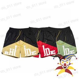 Men's Shorts Patchwork Shorts Men Women 1 1 Best Quality Yellow Drawstring White Shorts Yacht Splicing Breeches T230419