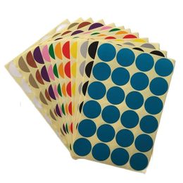 Gift Wrap Size 6mm 8mm 13mm Mix Colour Round Coding Stickers Solid Dot Self Adhesive Sticky Labels Crafts Making NotesGift