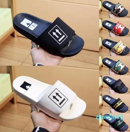 2023-Slippers Black Camo Green Designer Slides Foam Rubber Flat Scuffs Mules Beach Shoes Sandals Sliders