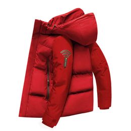 designer Men's Down Winter Large Goose Down Jacket for Men Outdoor Windproof Extreme Cold Thickened Jacket Medium Length Men's Winter Jacket 2s