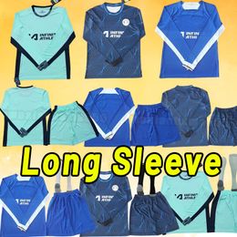 Long sleeve PULISIC Chel sea 23 24 soccer jerseys JOAO FELIX STERLING KOULIBALY CUCURELLA HAVERTZ ZIYECH football shirt 2023 2024 MOUNT KANTE kit home away third