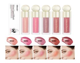 Velvet Matte Liquid Blush Face Pigment Blusher Long Lasting Natural Brighten Cheek Tint Peach Orange9944054