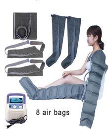 Leg Massagers Syeosye 8 Cavity Electric Air Compression Massager Foot Infrared Therapy Arm Waist Pneumatic Wraps Relax Pain Relief7522250