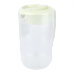 Water Bottles Pitcher Plastic Jug Beverage Kettle Tea Lid Cold Pitchers Clear Lemonade Mixing Container Drink Drinks Handle Iced Bottle