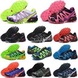 Designer Shoes Speed Cross 3.0 CS Mens Running Shoes Mesh Triple Black White Blue Red Running Sports Hiking Shoes 36-41 Z11