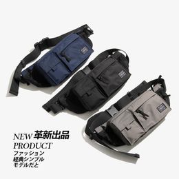 Waist Bags Male Shoulder Crossbody Multi Pockets Messenger Bag Waterproof Chest 2023 Arrival Japanese And Korean Brand