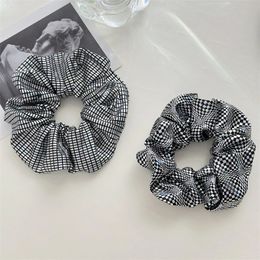 rhinestone decor hair hoop Women's Star Bow Ponytail Ribbon Elastic Hair Bands Silk Satin Scrunchie Hair Ties Ponytail Holder