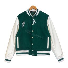 2023 Men's designer fashion classic baseball angels jacket long sleeved hooded palmAngelss lapel jacket loose button zipper jacket casual sports couple jacket