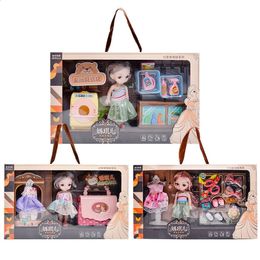 Kitchens Play Food Children's and Girls' Doll Set Princess Gift Box Little Toys 231118