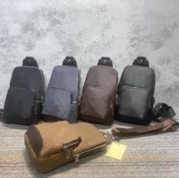 Avenue Sling Bag Fashion Men Handbag Crossbody Shoulder bags satchels messenger bags black grid designer Purse Mobile phone storage mens che