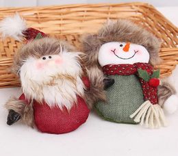 Christmas Decorations Doll Pendant Ornaments Wall Door Hanging Gift For Kid Xmas Tree Party Shop Santa Claus de8745619722