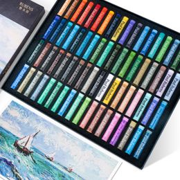Paul Rubens 72-Color Oil Pastel highlighter marker - Professional Soft Crayons for Painting, Seascape, and Art Supplies