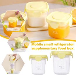 Storage Bottles Summer Mobile Small Refrigerator Auxiliary Food Crisper Lunch Box Multigrain Sealed Pl F6I6