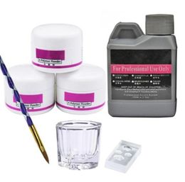 Nail Art Kits Manicure Acrylic Liquid DIY Professional Tips Monomer Crystal Builder Tool For Nails Kit3040757