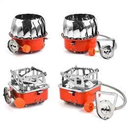 Stoves Desert Camping Gas Stove Outdoor Portable Windproof Cooking Ultralight Tourist Cooker Hiking Equipment 231118