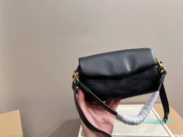 2023-Fashionable Cloud Bag Women's Shoulder Bag Fluffy Genuine Leather Magnetic Snap Closure Classic Flip Bag Luxury Designer Logo